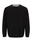 s.Oliver Rundhalspullover Basic mit gesticktem Logo auf der Brust Schwarz/Schwarz/Schwarz/Schwarz/Schwarz/Schwarz/Schwarz/Schwarz/Schwarz/Schwarz/Schwarz/Schwarz/Schwarz/Schwarz
