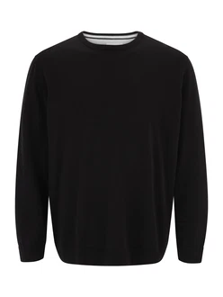 s.Oliver Rundhalspullover Basic mit gesticktem Logo auf der Brust