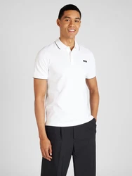 Calvin Klein Poloshirt STRETCH PIQUE TIPPING POLO schwarz/weiß