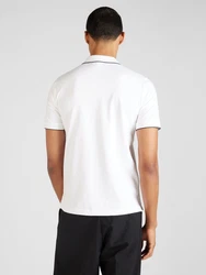 Calvin Klein Poloshirt STRETCH PIQUE TIPPING POLO schwarz/weiß