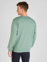 QS Sweatshirt mit Logo-Stickerei Grün/Hellgrün/Dunkelgrün