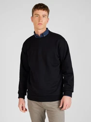 QS Sweatshirt mit Logo-Stickerei Schwarz