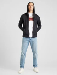 BOSS Sweatjacke SAGGY grau / schwarz
