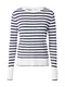 River Island Pulover  mornarsko plava / bijela