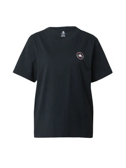 CONVERSE T-Shirt 'Core Chuk' rot/schwarz/weiß