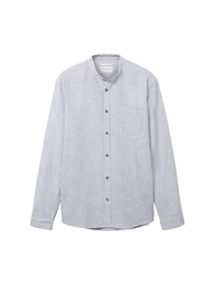 Hemd taubenblau / wei
