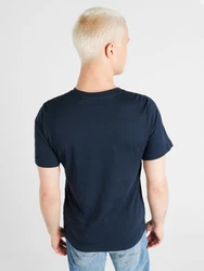 MUSTANG T-Shirt 'Austin' dunkelblau/offwhite