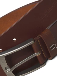 JACK & JONES Gürtel dunkelbraun/silber