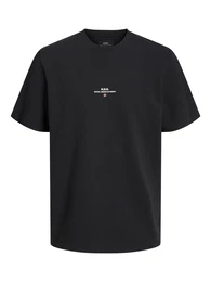T-Shirt 'LUCA' rot / schwarz / wei