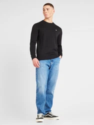 Tommy Jeans Pullover 'ESSENTIAL' navy / rot / schwarz / wei