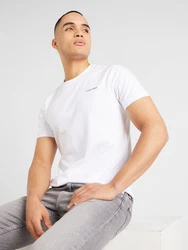 Calvin Klein T-Shirt dunkelgrau/weiß