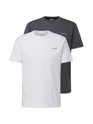 Calvin Klein T-Shirt dunkelgrau/weiß