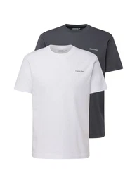 T-Shirt dunkelgrau / wei