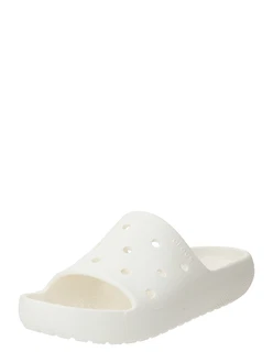 Crocs Pantolette 'Classic v2' Weiß/Creme/Weiß/Creme/Weiß/Creme Crocs Pantolette 'Classic v2' Weiß/Creme/Weiß/Creme/Weiß/Creme