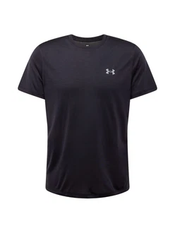 UNDER ARMOUR Funktionsshirt 'Launch' 'STREAKER' schwarz/weiß