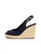 TOMMY HILFIGER Sandály 'Elena'  marine modrá / jasně červená / bílá