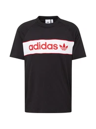 T-Shirt 'Archive' rot / schwarz / wei
