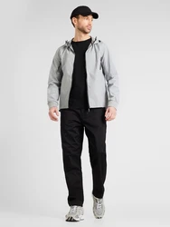 Lake View Jacke 'Flynn' hellgrau / schwarz