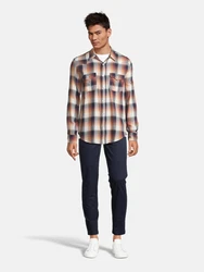 AROPOSTALE Hemd Langarmhemd marine/mandarine/magenta/naturwei
