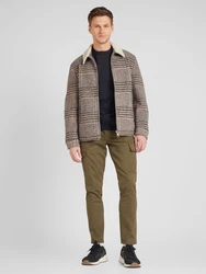 BOSS Pullover 'Ever-X' dunkelblau/offwhite