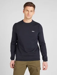 BOSS Pullover 'Ever-X' dunkelblau/offwhite