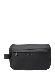 Waschtasche schwarz / silber