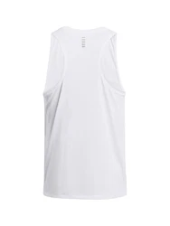 UNDER ARMOUR Sportshirt 'Streaker Launch' hellgrau/weiß