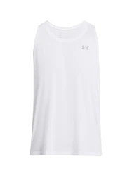 UNDER ARMOUR Sportshirt 'Streaker Launch' hellgrau/weiß