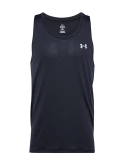 UNDER ARMOUR Sportshirt 'Streaker Launch' schwarz/weiß UNDER ARMOUR Sportshirt 'Streaker Launch' schwarz/weiß