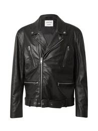 Lederjacke 'The Essential' schwarz