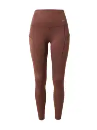Sportovní kalhoty hnědá / bílá
