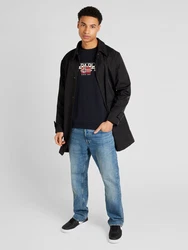 Napapijri Sweatshirt 'AYLMER' dunkelblau/karminrot/schwarz/weiß