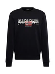 Napapijri Sweatshirt 'AYLMER' dunkelblau/karminrot/schwarz/weiß