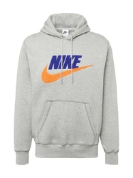 Sweatshirt 'CLUB' indigo / graumeliert / orange