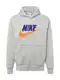 Nike Sportswear Sweatshirt 'CLUB' indigo / graumeliert / orange