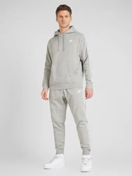 Nike Sportswear Jogginganzug CLUB FLEECE grau/graumeliert/weiß
