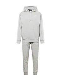 Jogginganzug 'CLUB FLEECE' grau / graumeliert / wei