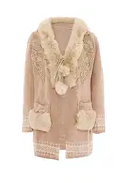 Kardigan bež / boja devine dlake (camel)