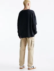 Pull&Bear Hose dunkelbeige
