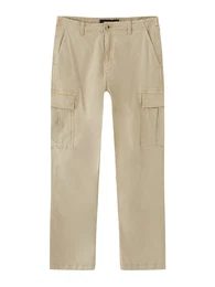 Hose dunkelbeige
