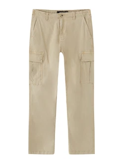 Pull&Bear Hose dunkelbeige