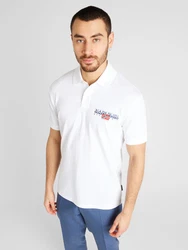 Napapijri T-Shirt 'AYLMER' dunkelblau/hellrot/wei