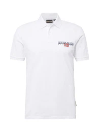 Poloshirt 'Aylmer' dunkelblau / hellrot / wei