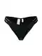 Calvin Klein Swimwear Bikini hlačke 'META LEGACY' črna / bela Calvin Klein Swimwear Bikini hlačke 'META LEGACY' črna / bela