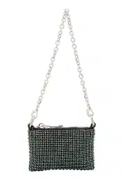 Torba preko ramena crna / srebro