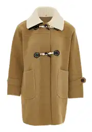 Kardigan boja devine dlake (camel) / smeđa