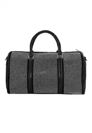 Vikend torba crna / srebro