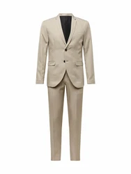 JACK & JONES Anzug JPRCOSTA beige