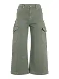 Tmavě zelené džíny culottes image
