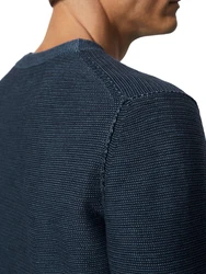 Marc O'Polo Strickpullover Crewneck dunkelblau